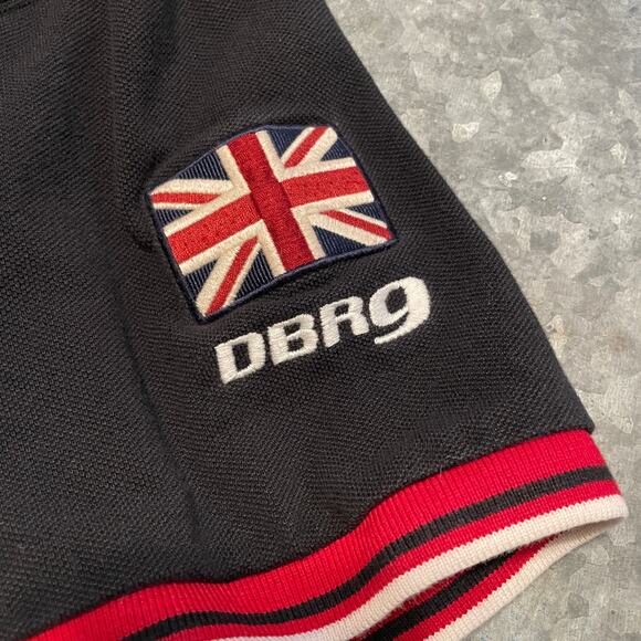 Aston Martin Racing Hackett GB DBR9 59 Polo Shirt Mens Large Black Red White - Picture 4 of 15